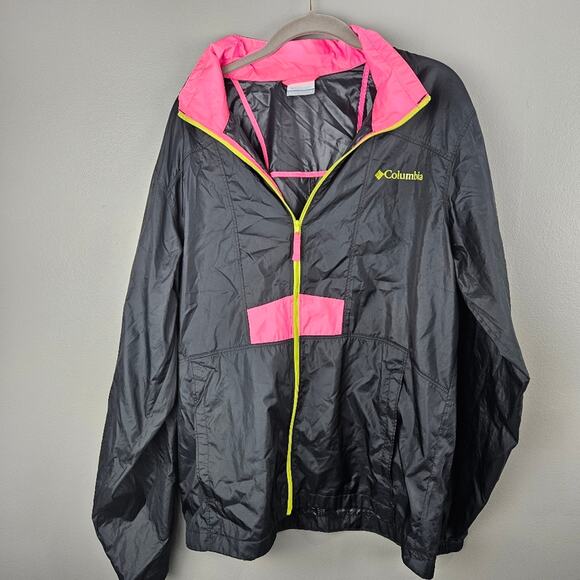 Columbia Lightweight Full Zip Windbreaker Jacket Size Medium - Picture 1 of 6